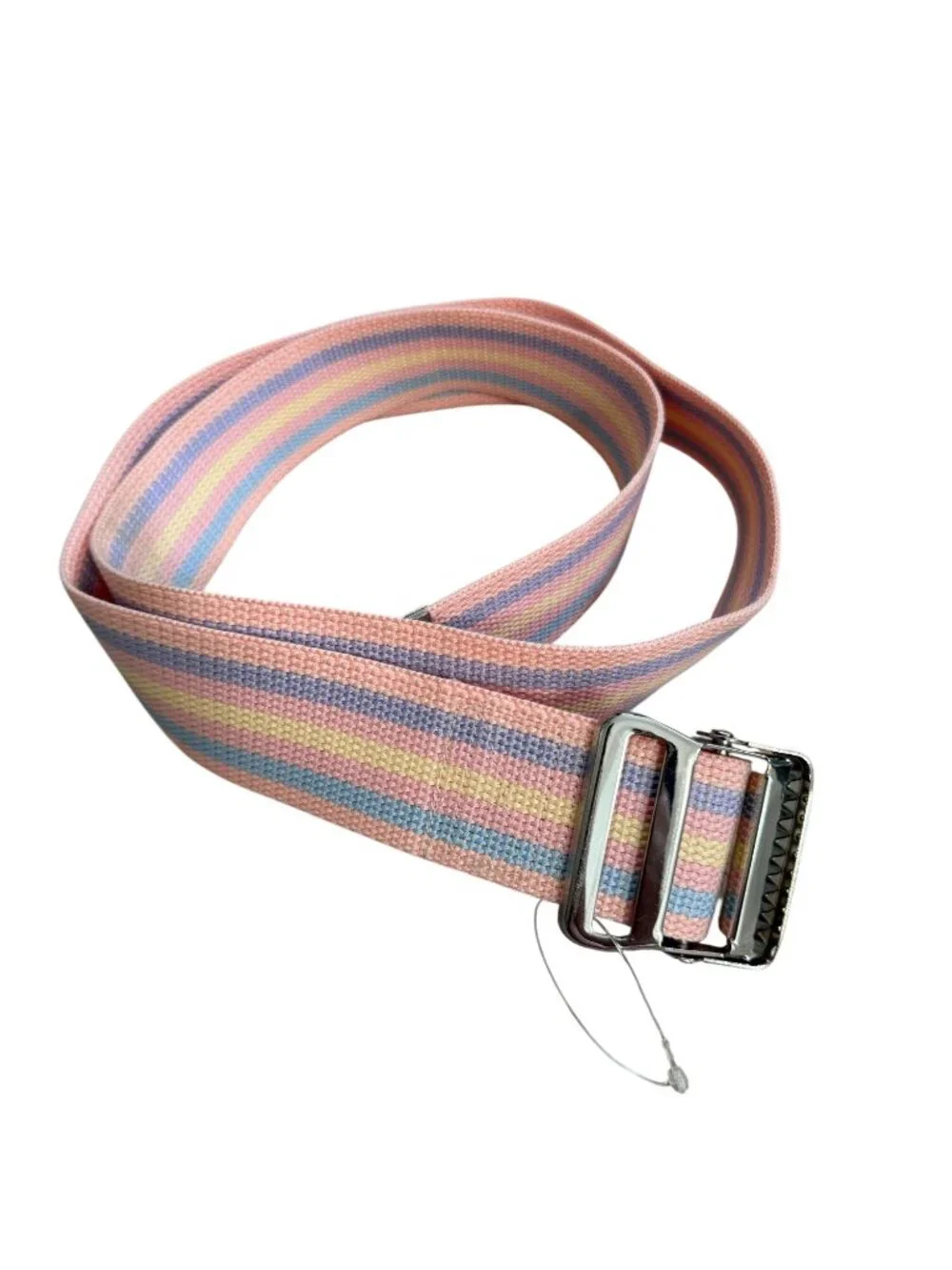 GAIT BELT Multicolor Pink Canvas Belt 2” x 54”